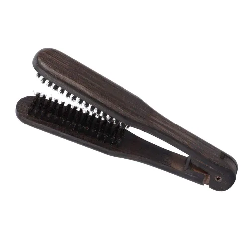 Vista 7 de Peine profesional de peluquería, cepillo de abrazadera para alisar el cabello, herramienta de peinado del cabello, herramienta de alisado de pelo