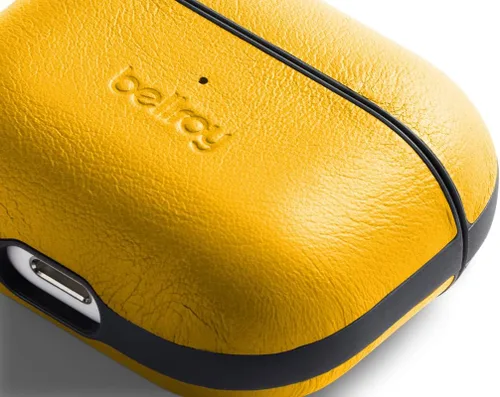 Vista 4 de Bellroy Pod Jacket 3ª generación - (funda de cuero para Apple AirPods de 3ª generación) - Caléndula, Caléndula, Classic