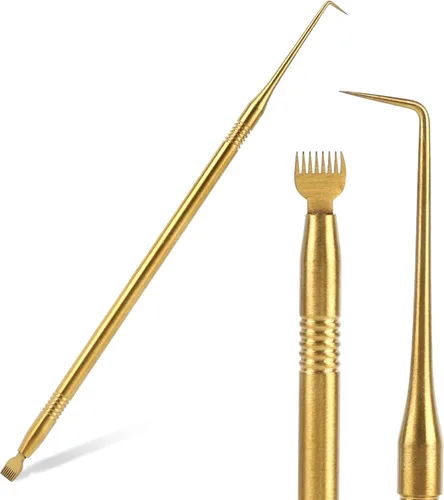 Vista 10 de Kit profesional 2 en 1 de elevación y tinte de pestañas, herramienta separadora de pestañas con peine, cepillo de permanente de pestañas de acero