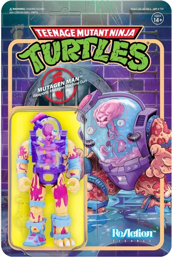 Vista 7 de Super7 Tortugas Ninja Mutantes Adolescentes Figura de Reacción Mondo Gecko de 3.75 pulg