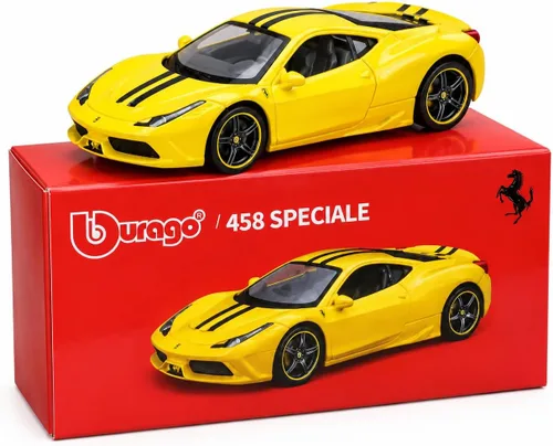 Vista 18 de Bburago Coche modelo de metal fundido a troquel a escala 1:64 de la serie Ferrari (430 Scuderia)