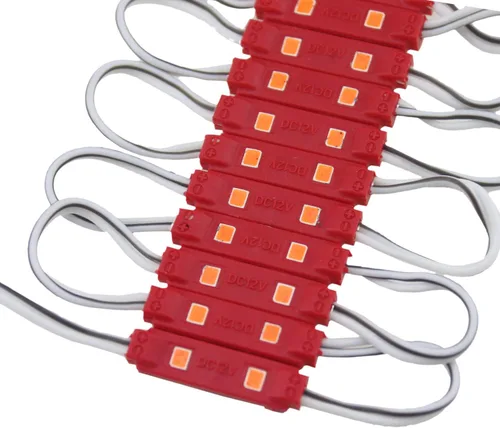 Vista 7 de Super Bright 200pcs Mini 2835 2 LED módulo DC12V impermeable luz decorativa para letreros de letras publicitarias con cinta adhesiva trasera (blanco)