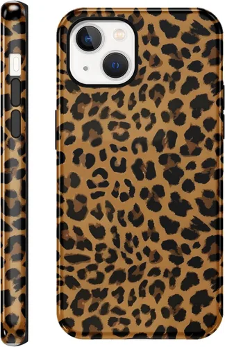Vista 108 de Funda de teléfono con estampado de guepardo para iPhone 7/8/SE 2020/2022 de 4.7 pulgadas, funda de lujo con diseño de leopardo marrón coqueta a