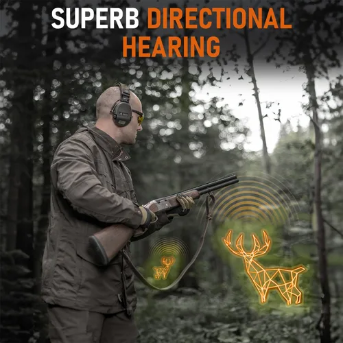 Vista 4 de Sordin ACE Schakal Electronic Capsule Hearing Protectors - for Hunting & Shooting Sports
