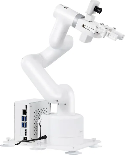 Vista 12 de Yahboom Jetson Nano - Brazo robot colaborativo de 4 GB ROS programable OpenCV para ingenieros mecánicos, 7Dof con pinza adaptativa