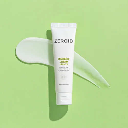 Vista 7 de ZEROID Crema Richenic con urea al 5% Cuidado intensivo de la piel para pieles secas y desordenadas Hidratante facial coreano Loción cutánea