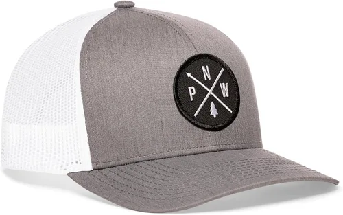 Vista 7 de HAKA PNW - Gorra de béisbol ajustable para hombre y mujer, diseño de camionero del noroeste del Pacífico