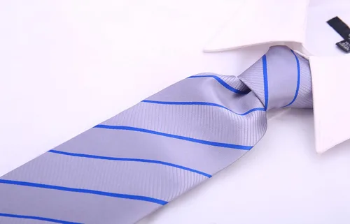 Vista 10 de Scott Allan - Corbatas de rayas para hombre - Corbata tejida para hombre