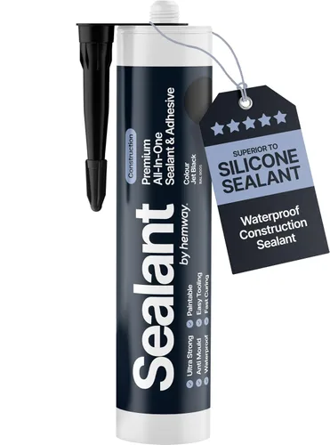 Vista 17 de Hemway - Sellador y adhesivo híbrido de polímero todo en uno para construcción - Gris antracita Impermeable y pinta sobre 300 ml