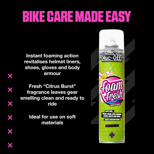 Vista 14 de Muc-Off - Espuma MOX-199 Fresh, Verde, 13.5 fl oz