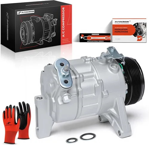 Vista 10 de A-Premium Compresor de Aire Acondicionado AC con Embrague - Compatible con Chevrolet Traverse y Buick Enclave 2013-2020, GMC Acadia 3.6L 2013-2017