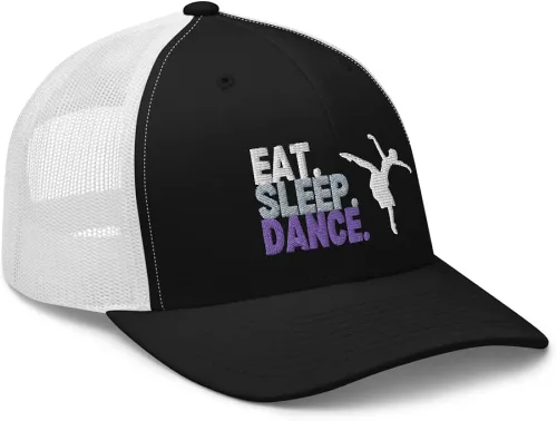 Vista 6 de Nomi Q Eat Sleep Dance - Gorra de camionero para bailarinas y bailarinas