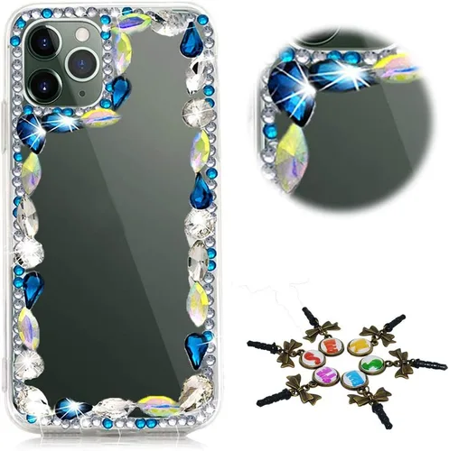 Vista 20 de Sparkle - Funda para teléfono compatible con Samsung Galaxy Note 20, elegante, hecha a mano, con diamantes de imitación en 3D, diseño de diamantes