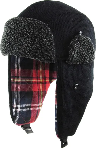 Vista 21 de Wool Blend Aviator Trapper hat Trooper Ear Flaps Ushanka Eskimo Russian Warm Winter Cold 1. Mezcla de lana de oliva
