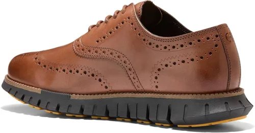 Vista 6 de Cole Haan Zerogrand Remastered Wing Tip Oxford para hombre Tostado Británico/Café