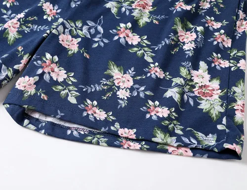 Vista 5 de ENJOYNIGHT - Conjunto estampado de pijama con parte superior sin mangas y pantalones cortos, para mujer
