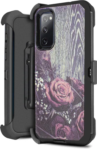 Vista 8 de Funda para Samsung S21 Plus/S30 Plus, funda resistente con soporte integrado y clip giratorio para cinturón para Galaxy S21 Plus 2021