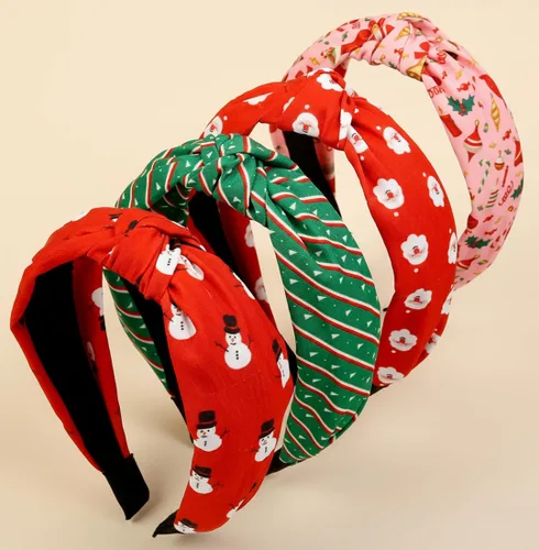 Vista 24 de Huachi Bandas para la cabeza con bandera americana para mujeres, anudadas, accesorios de diadema del 4 de julio para mujeres, banda patriótica