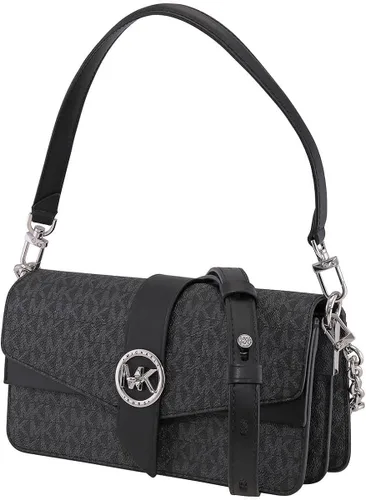 Vista 2 de Michael Kors Bolso de hombro convertible Greenwich mediano negro, Negro