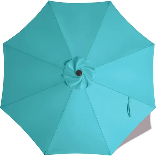 Vista 7 de ABCCANOPY Sombrilla para Exteriores de 7.5 pies, Repuesto de Cubierta Superior Compatible con 6 Varillas (Azul)