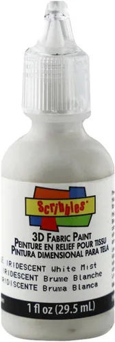 Vista 25 de Scribbles Pintura de tela 3D de 1 oz, color negro brillante