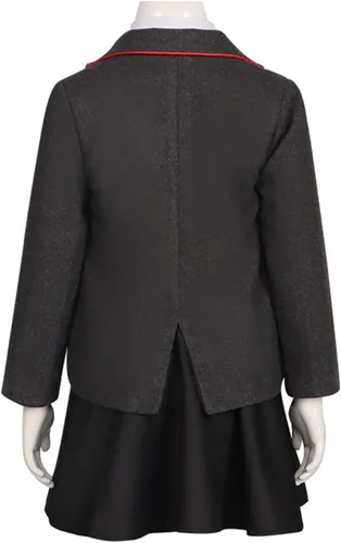 Vista 6 de Disfraz musical de Matilda de la película para mujer, disfraz de uniforme escolar con corbata, traje de fiesta de Halloween