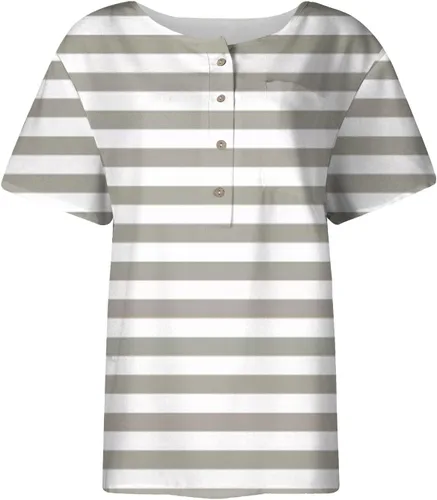 Vista 5 de Oficina Primavera Bonita Blusa Señoras De Gran Tamaño 34 Manga Cuello Redondo Camiseta Ligera De Señoras Mini Delgado Floral