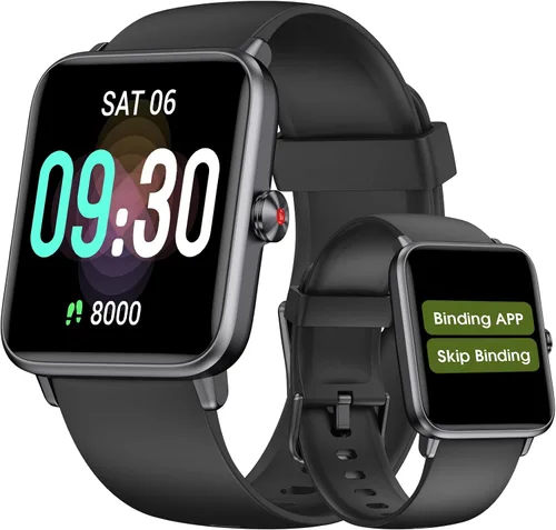 Vista 9 de Reloj podómetro, apto para personas mayores, no requiere aplicación/teléfono, reloj de seguimiento de fitness impermeable con contador de pasos