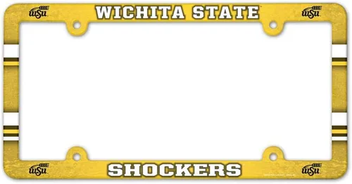 Vista 28 de NCAA Placa de vehículo con marco a todo