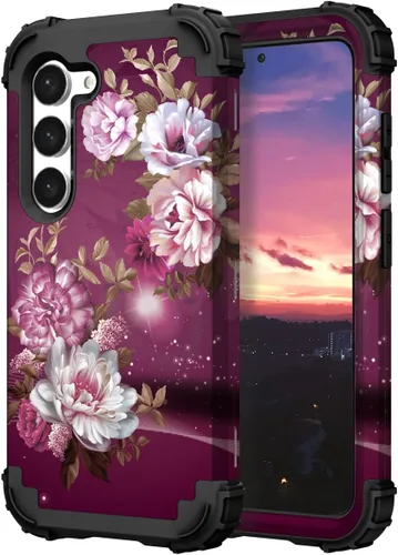 Vista 38 de Hocase Funda para Samsung Galaxy S26 Ultra, mandala beige