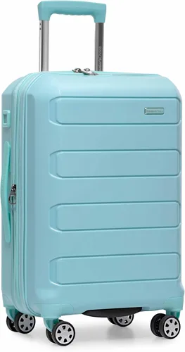 Vista 28 de Traveler's Choice Pagosa indestructible Hardshell expandible Spinner Equipaje, Azul bebé, Pagosa indestructible Hardshell expandible Spinner Equipaje