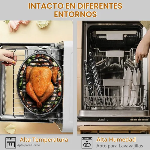 Vista 5 de Estante para asar con pies integrados, revestimiento esmaltado