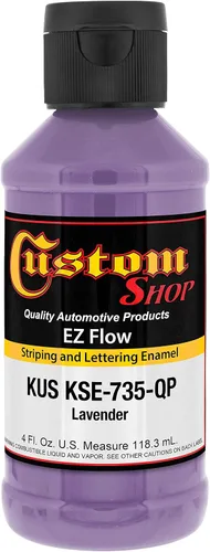 Vista 28 de Custom Shop KSE755-QP - Pintura esmaltada EZ Flow a rayas y letras de oro 23K, 4 onzas