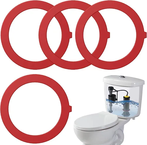Vista 9 de Sello de válvula de descarga para Kohler, kit de válvula de descarga de recipiente mejorado de 2 piezas de material de silicona, piezas de reemplazo