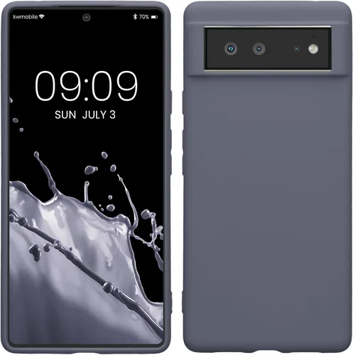 Vista 20 de kwmobile Funda compatible con Google Pixel 6 - Funda protectora de silicona TPU suave y delgada - Piedra antigua