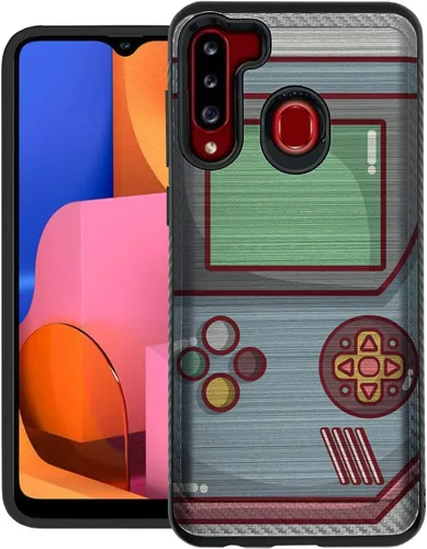 Vista 11 de CasesOnDeck - Funda de agarre compatible con Samsung Galaxy A21 y A21 [blindaje cepillado] Funda delgada y resistente, color negro mate