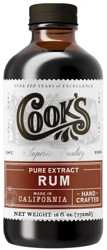 Vista 33 de Cook's, Sabor puro de vainilla sin alcohol, para cocinar, hornear, postres, extracto alternativo de vainilla de Madagascar sin alcohol, 8 onzas