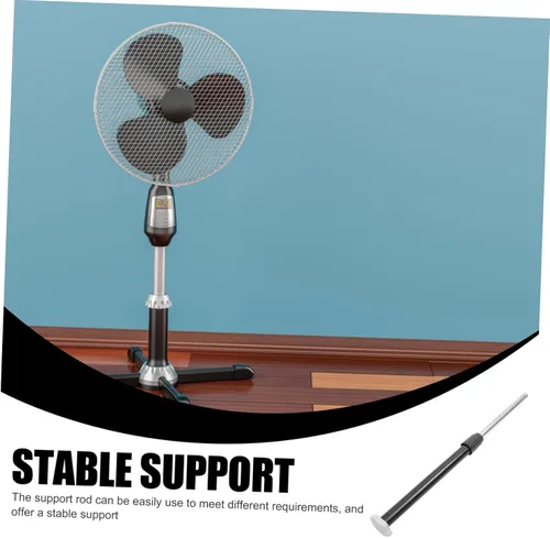 Vista 5 de Zerodeko Extensión de barra de soporte de ventilador de pedestal para ventiladores de piso, estable y compatible con varillas de soporte, varios