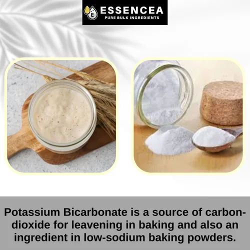 Vista 2 de Bicarbonato de potasio de 2 libras por Essencea Pure Bulk Ingredients Electrolito y levadura Suplemento de potasio puro y sin diluir