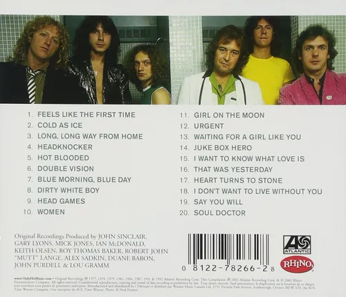 Vista 2 de Foreigner Complete Greatest Hits