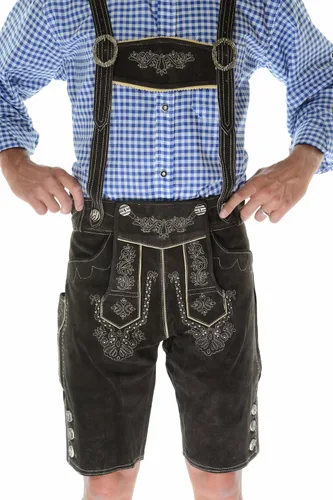 Vista 2 de Bergkristall, auténtico traje alemán Lederhosen