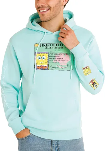Vista 10 de Nickelodeon Sudaderas con capucha para hombre - Sudaderas unisex de forro polar con diseño gráfico de SpongeBob y Patrick - Sudaderas casuales