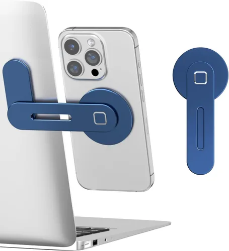 Vista 10 de CloudValley - Soporte ajustable para laptop, soporte magnético para teléfono, clip lateral delgado de aluminio para monitor de computadora