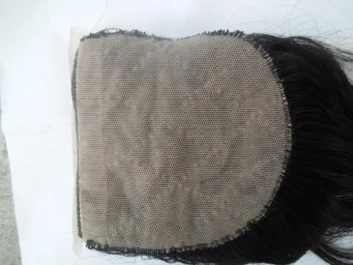 Vista 5 de Encaje cierre 10 "pelo indio 100% Remy Cabello humano Cuerpo onda color natural