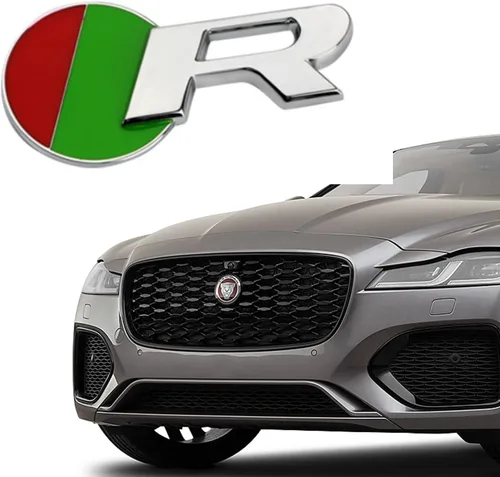 Vista 12 de R-Dynamic Sports Insignia 3D, Emblema Logo Adhesivo R-Sport R S para Carrocería Maletero Guardabarros Parrilla Delantera del Automóvil, Símbolo