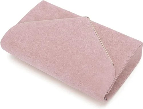 Vista 5 de CHARMING TAILOR Bolso de mano de ante sintético elegante de metal para bodas, bailes, eventos de corbata negra