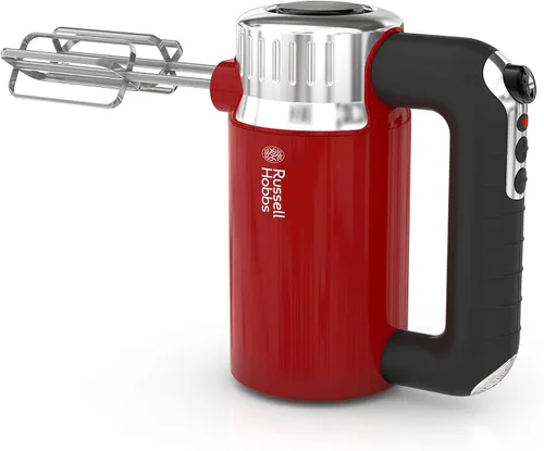 Vista 8 de Remington Russell Hobbs MX3100RDR - Batidora de mano estilo retro, 4 velocidades + Turbo Boost, color rojo