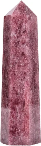 Vista 21 de Torre Obelisco de Piedra de Sangre de África Grande Varita de Punta de Cristal Curativo Natural de 6 Facetas Reiki Meditación Decoración del Hogar