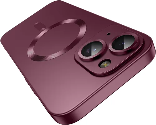Vista 10 de Funda magnética para iPhone 13 Pro MagSafe con protector de lente de cámara, protección completa, delgada, suave, a prueba de golpes, antiarañazos