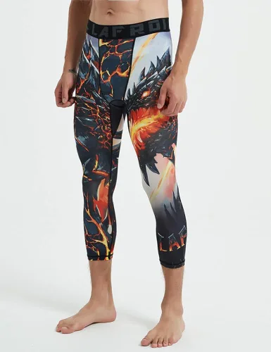 Vista 7 de LAFROI Leggings de compresión 34 para hombre con Pcoketsin bolsillo-YSK10